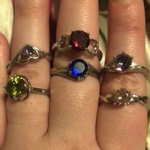 💍🌸 BEAUTIFUL STERLING RINGS 🌸💍